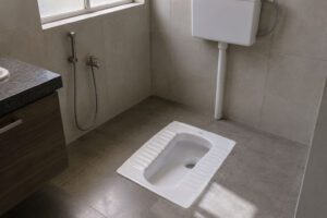 بنر توالت زمینی
