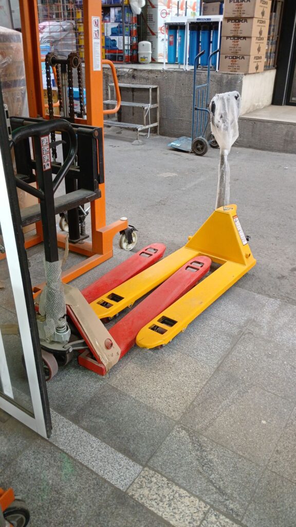 جک پالت ۳ تن 2 jack pallet 3 ton